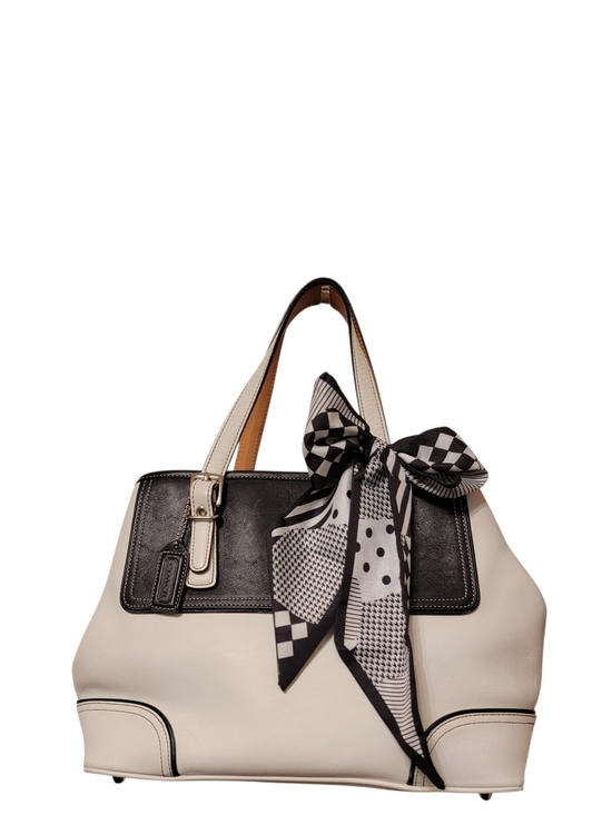 Handbags - Coach 2003 Vintage Hampton Black and White Leather